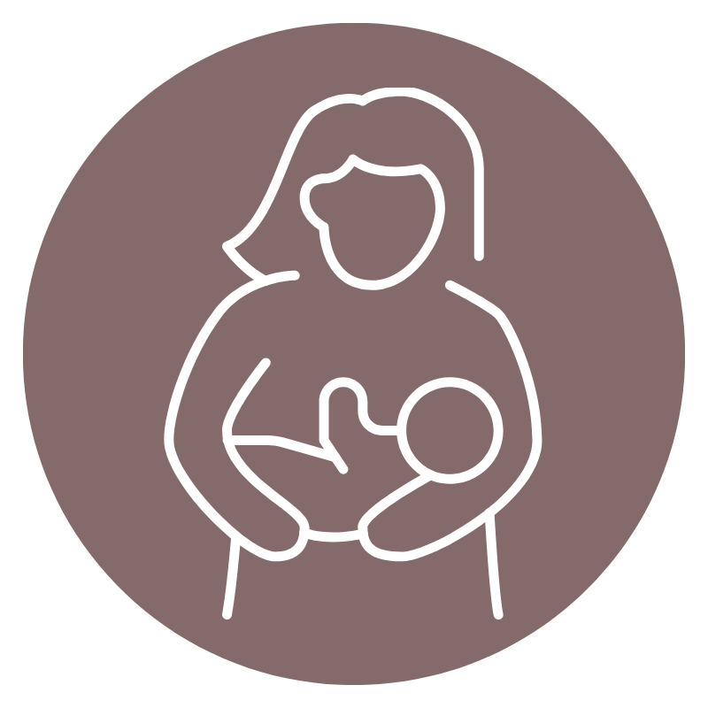 neutral pink modern circle shape linkedin profile picture (5)